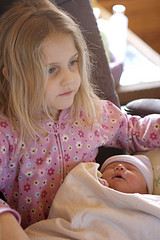 Maeli watching Joey