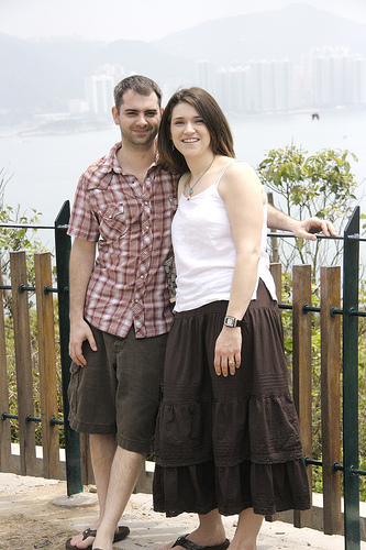 Shayla and Sean on Lamma Island