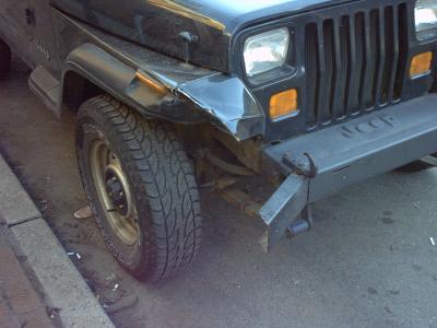 broken car