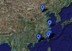 Google Map of China